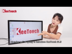 키오스크를 위한 반달 사람 증명 21.5 인치 PCAP 열린 프레임 터치 모니터