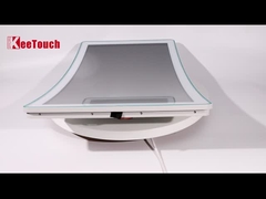 도박을 위한 32 인치 PCAP 접촉 감시자 열린 구조 구부려진 디자인