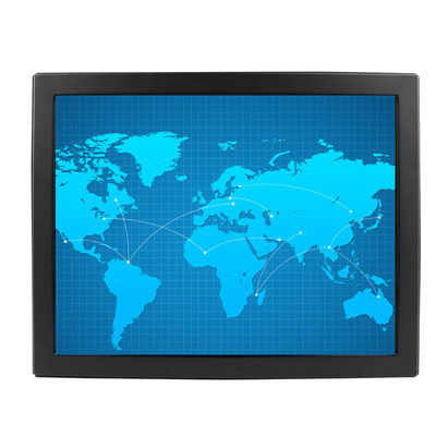 Anti Vandal 15 Inch Touch Monitor , Touch Screen IR IP65 Surface Waterproof