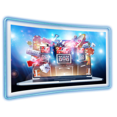 Gaming 32 Inch Curved Touch Screen Monitor Waterproof Anti Vandal OEM