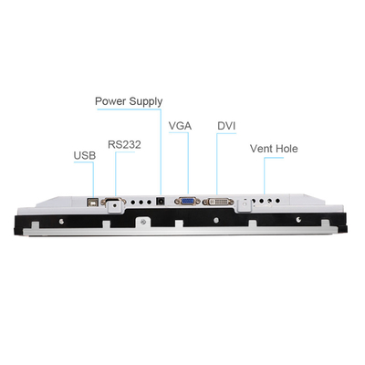 17 Inch SAW Touch Monitor 1280x1024 Resolution For Kiosks