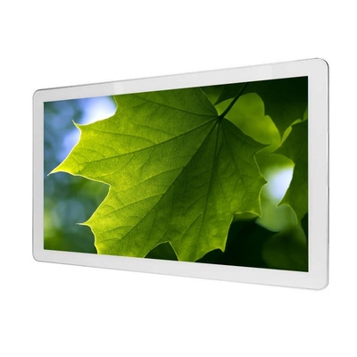 32 Inch PCAP Touch Monitor White Color Zero Bezel PCAP Display